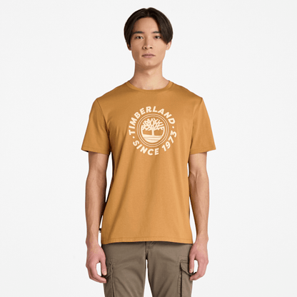 Timberland Graphic Short-Sleeve T-Shirt Wheat Men'S