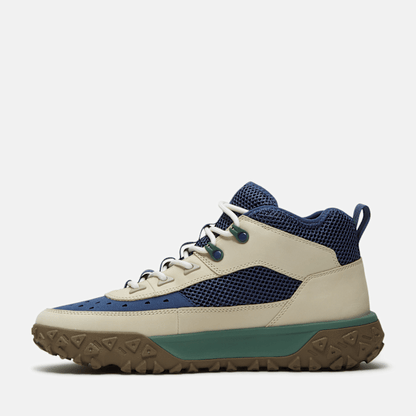 Timberland Greenstride Motion 6 Mid Perforated Sneaker Navy Nubuck/Light Beige Men'S