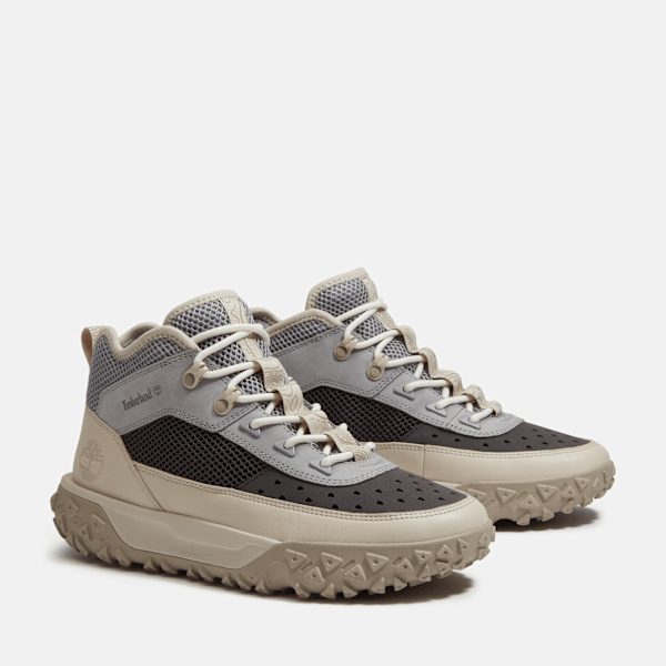Timberland Greenstride Motion 6 Mid Perforated Sneaker White Full-Grain Men'S