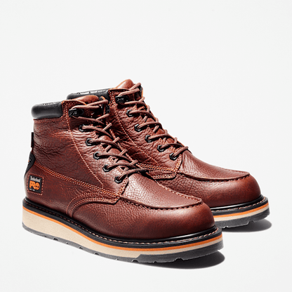 Timberland Gridworks 6" Waterproof Work Boot Rancher Brown Men'S