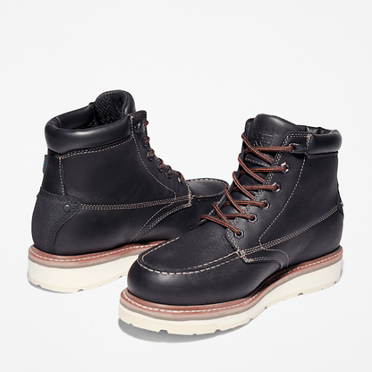 Timberland Gridworks 6" Waterproof Work Boot Black Men'S