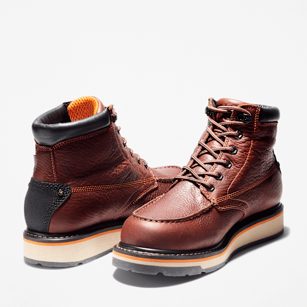Timberland Gridworks 6" Waterproof Work Boot Rancher Brown Men'S