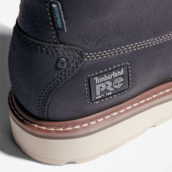 Timberland Gridworks 6" Waterproof Work Boot Black Men'S