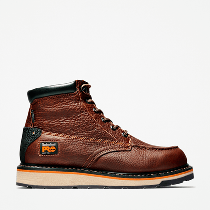 Timberland Gridworks 6" Waterproof Work Boot Rancher Brown Men'S