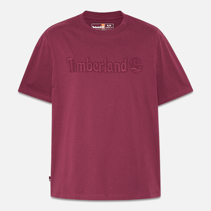 Timberland Hampton Short-Sleeve T-Shirt Burgundy Men'S