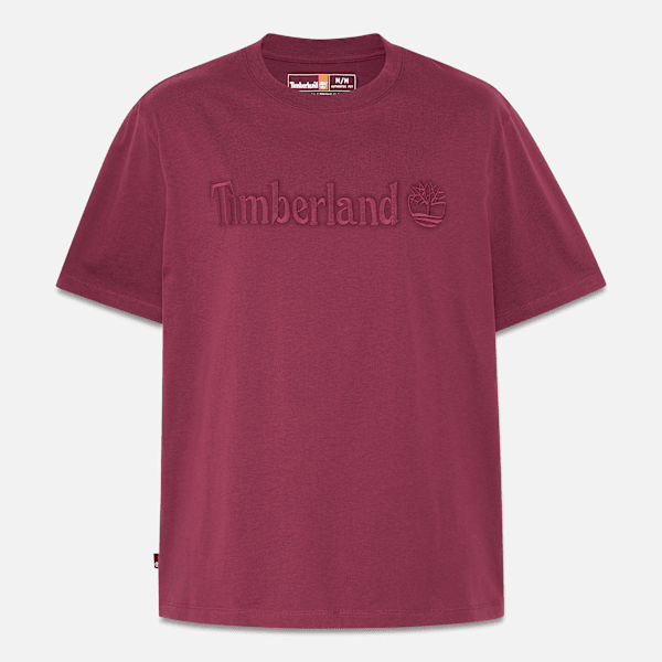 Timberland Hampton Short-Sleeve T-Shirt Burgundy Men'S