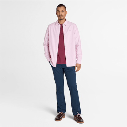 Timberland Hampton Short-Sleeve T-Shirt Burgundy Men'S