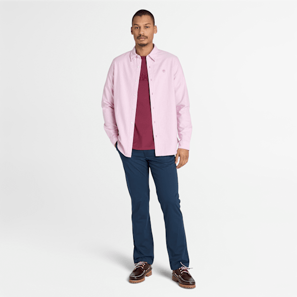 Timberland Hampton Short-Sleeve T-Shirt Burgundy Men'S