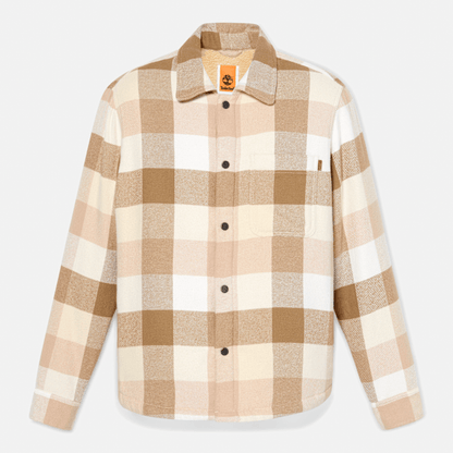 Timberland High-Pile Lined Overshirt Light Beige Men'S