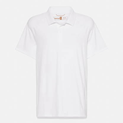 Timberland Instant Coolness Short-Sleeve Polo Shirt White Men'S