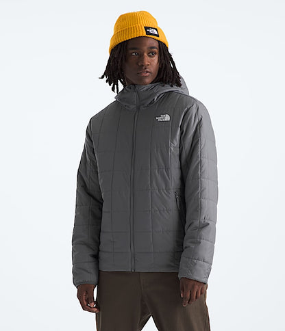 The North Face Men Junction Insulated Hoodie Smoked Pearl TNF Black
