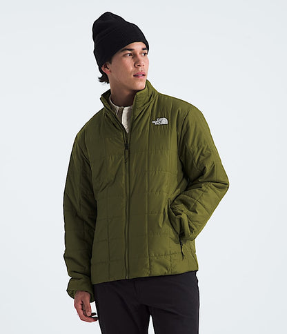 The North Face Men Junction Insulated Jacket Smoked Pearl Forest Olive TNF Black