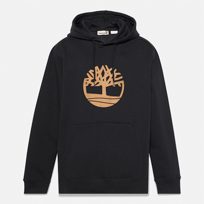 Timberland Kennebec River Tree Logo Hoodie Black/Wheat Men'S