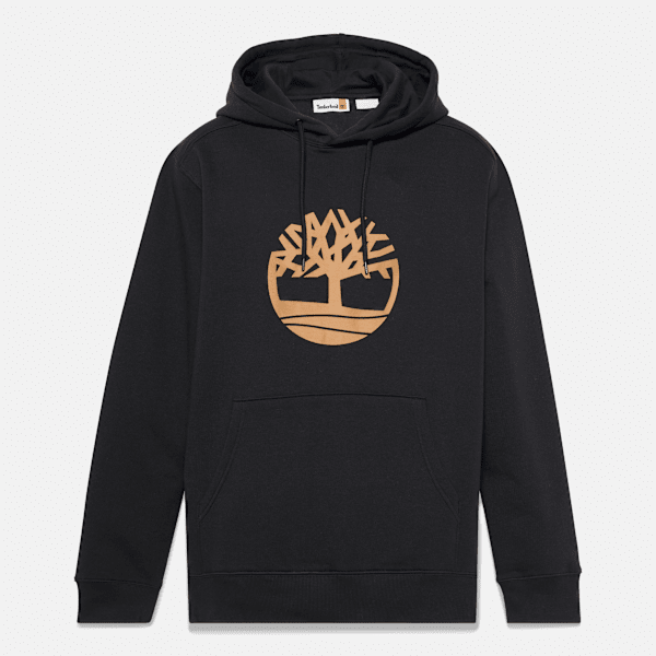 Timberland Kennebec River Tree Logo Hoodie Black/Wheat Men'S
