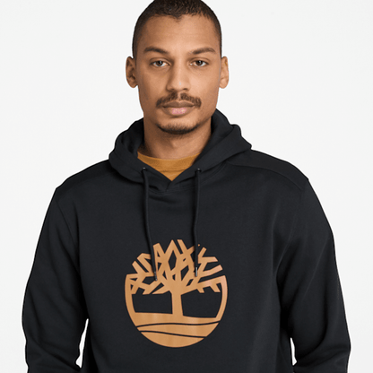 Timberland Kennebec River Tree Logo Hoodie Black/Wheat Men'S