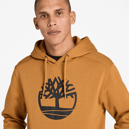 Timberland Kennebec River Tree Logo Hoodie Wheat/Black Men'S