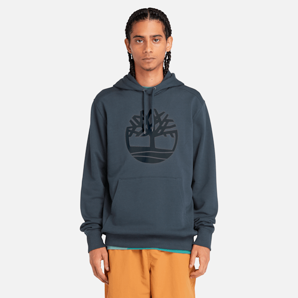 Timberland Kennebec River Tree Logo Hoodie Dark Denim Men'S