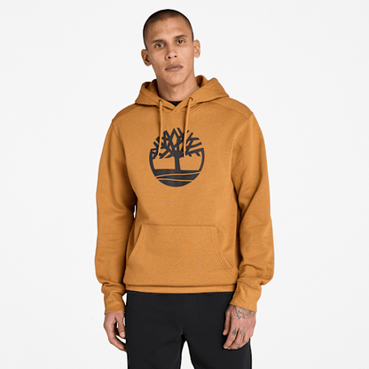 Timberland Kennebec River Tree Logo Hoodie Wheat/Black Men'S