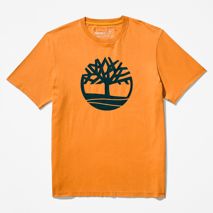 Timberland Kennebec River Tree Logo T-Shirt Wheat Men'S