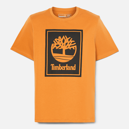 Timberland Kennebec River Tree Logo T-Shirt Wheat Men'S