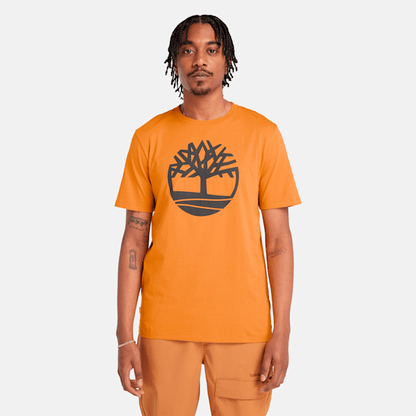 Timberland Kennebec River Tree Logo T-Shirt Wheat Men'S