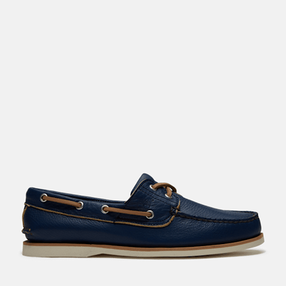 Timberland Lake House Classic 2-Eye Boat Shoe Dark Blue Full-Grain Men'S