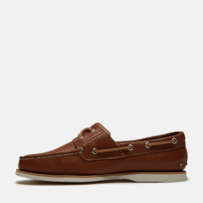 Timberland Lake House Classic 2-Eye Boat Shoe Rust Full-Grain Men'S