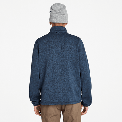 Timberland Melange Fleece Jacket Dark Sapphire Heather Men'S