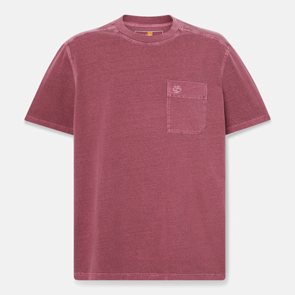 Timberland Merrymack River Chest Pocket T-Shirt Burgundy Men'S