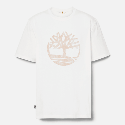 Timberland Merrymack River Garment Dye Logo Graphic T-Shirt Undyed Men'S