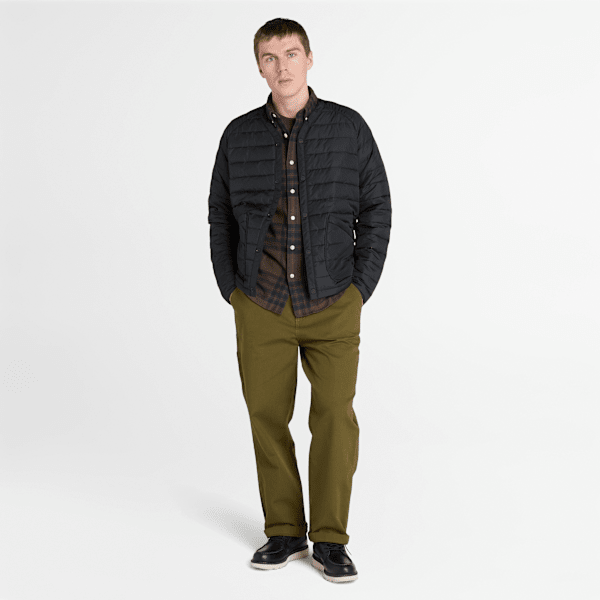 Timberland Midweight Flannel Check Shirt Chocolate Brown Men'S