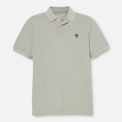 Timberland Millers River Short-Sleeve Pique Polo Shirt Medium Grey Heather Men'S