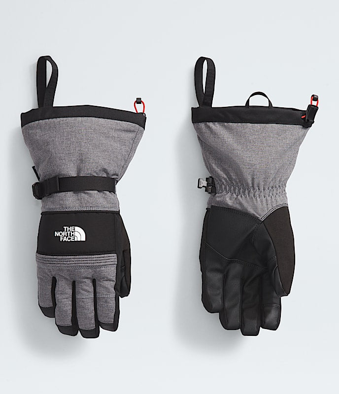 The North Face Men Montana Ski Gloves TNF Medium Grey Heather Sumac TNF Black Dusk Blue Fizz Lime