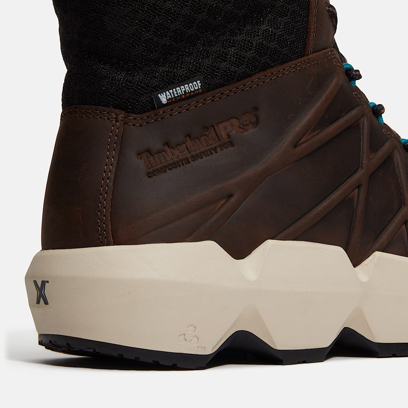 Timberland Men'S Morphix 6" Waterproof Composite Toe Work Boot Brown Full-Grain/Black