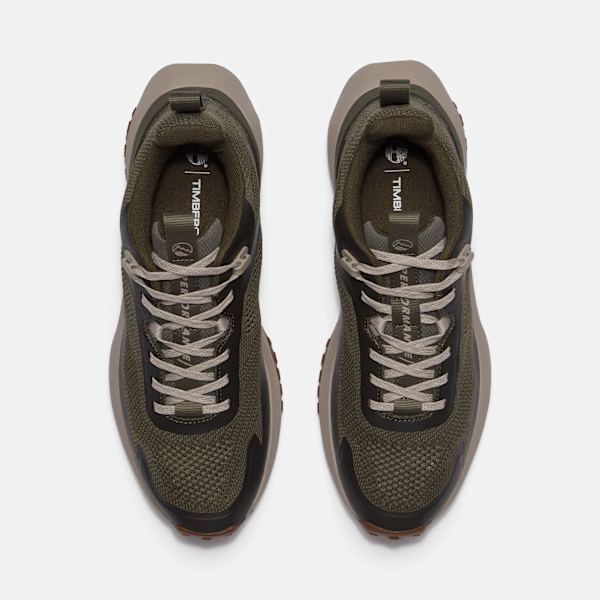 Timberland Motion Access Low Lace-Up Sneaker Dark Green Knit Men'S