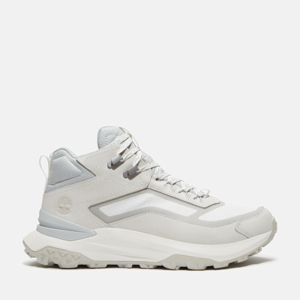 Timberland Motion Access Mid Lace-Up Waterproof Sneaker White Ripstop Men'S