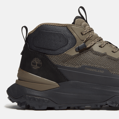 Timberland Motion Access Mid Sneaker Olive Mesh Men'S