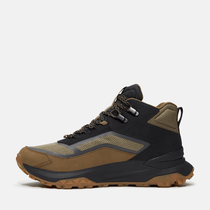 Timberland Motion Access Mid Waterproof Sneaker Olive Green Ripstop Men'S