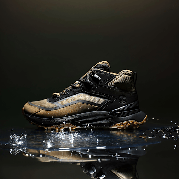 Timberland Motion Access Mid Waterproof Sneaker Olive Green Ripstop Men'S