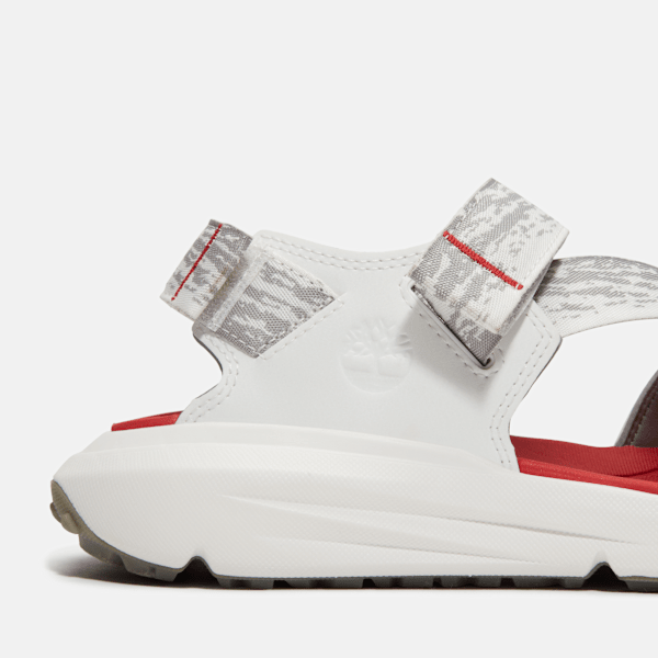 Timberland Motion Dune Backstrap Sandal White Webbing Men'S