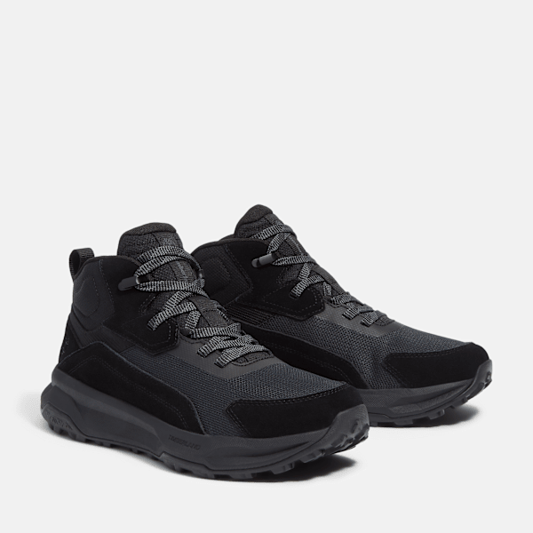 Timberland Motion Ledge Mid Sneaker Black Suede Men'S