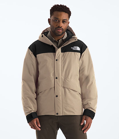 The North Face Men Mountain Down Jacket New Taupe Green/TNF Black Mushroom Grey/TNF Black