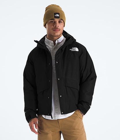 The North Face Men Mountain Down Jacket New Taupe Green/TNF Black Mushroom Grey/TNF Black