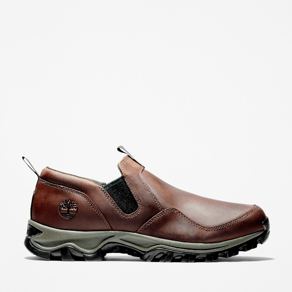 Timberland Mens Mt Maddsen Low Slip-On Boot Dark Brown Full-Grain