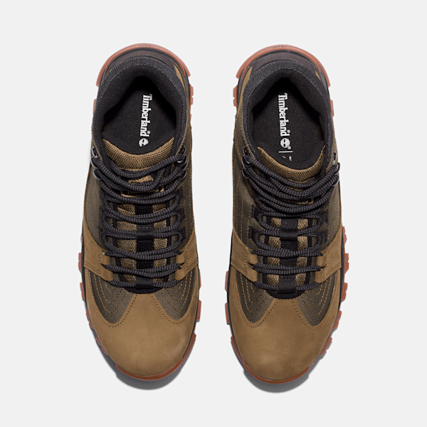 Timberland Mt Maddsen Mid Hiking Boot Olive Nubuck Men'S