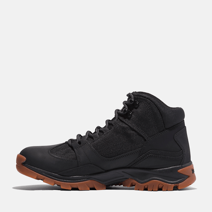Timberland Mt Maddsen Mid Hiking Boot Black Full-Grain Men'S