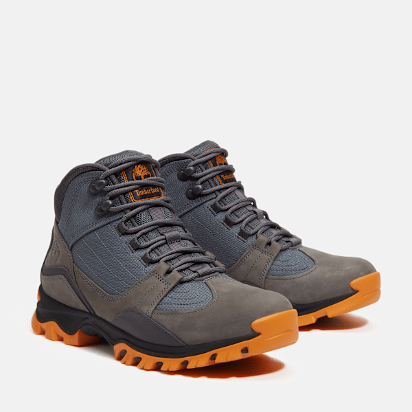 Timberland Mt Maddsen Mid Lace-Up Hiking Boot Dark Grey Nubuck Men'S