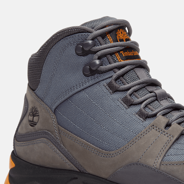 Timberland Mt Maddsen Mid Lace-Up Hiking Boot Dark Grey Nubuck Men'S