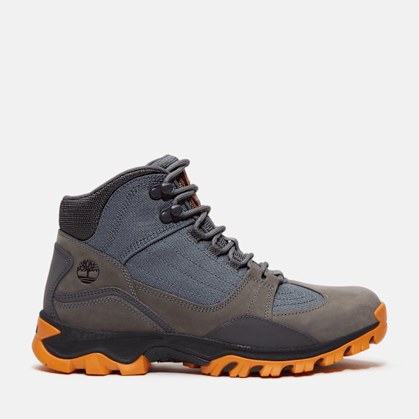 Timberland Mt Maddsen Mid Lace-Up Hiking Boot Dark Grey Nubuck Men'S