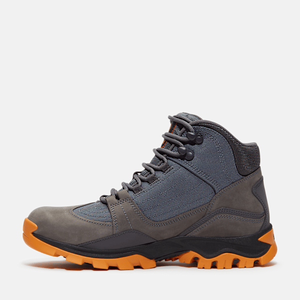 Timberland Mt Maddsen Mid Lace-Up Hiking Boot Dark Grey Nubuck Men'S